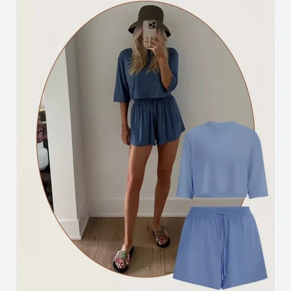 Lululemon Athletica Blue Lounge Set - Picture 5 of 5